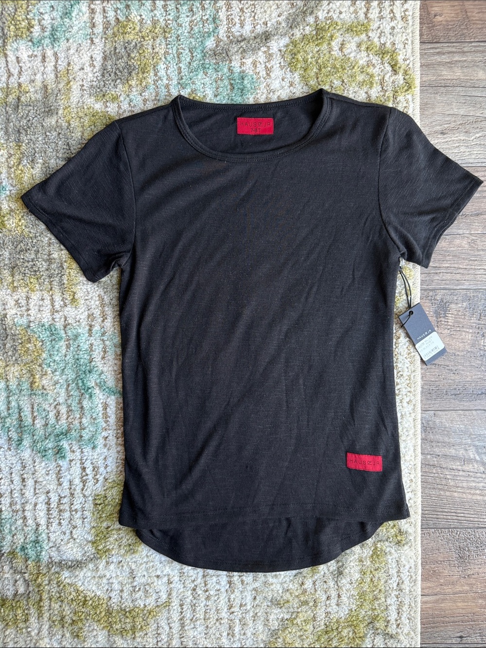 HAUS OF JR Miller Insert Black Tee